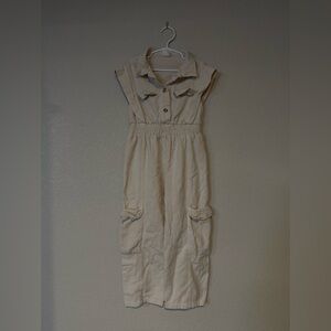 Zara Cream Kids Jumpsuit